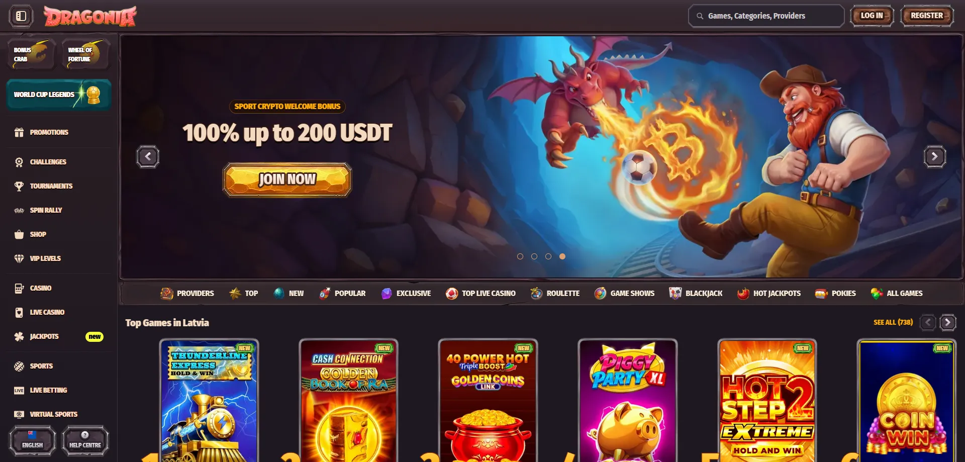Dragonia Casino New Zealand overview &ndash; games, bonuses and sportsbook